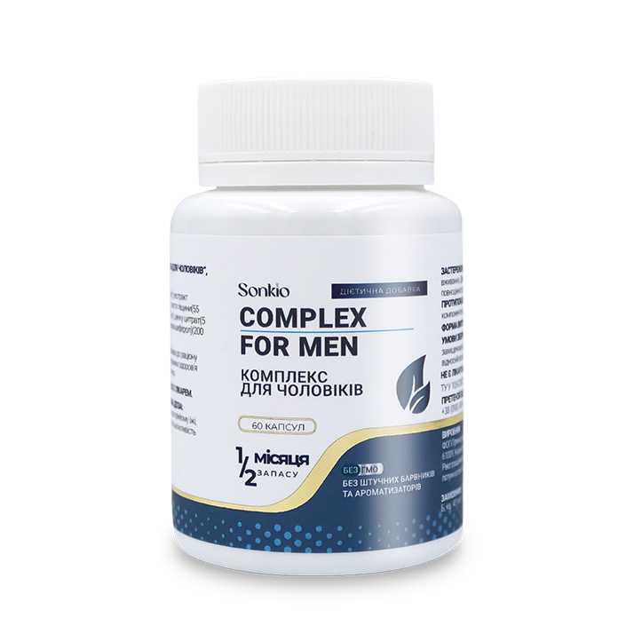 Комплекс для чоловіків, Gentleman Health, 60 капсул