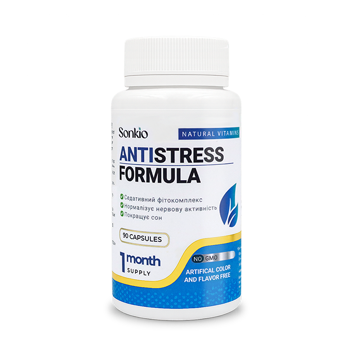 Комплекс Анти-Стрес Формула, AntiStress Formula, 90 капсул