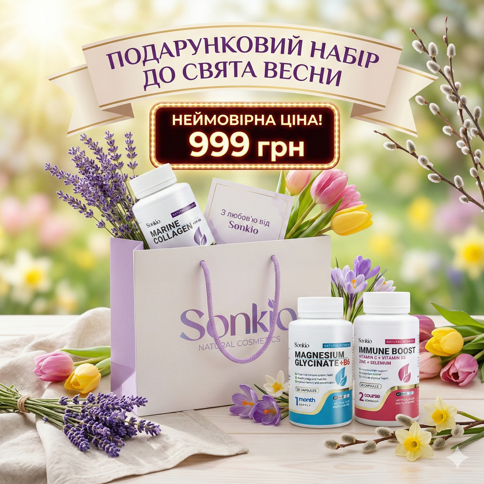 Подарунковий набір вітамінів SPRING FEST